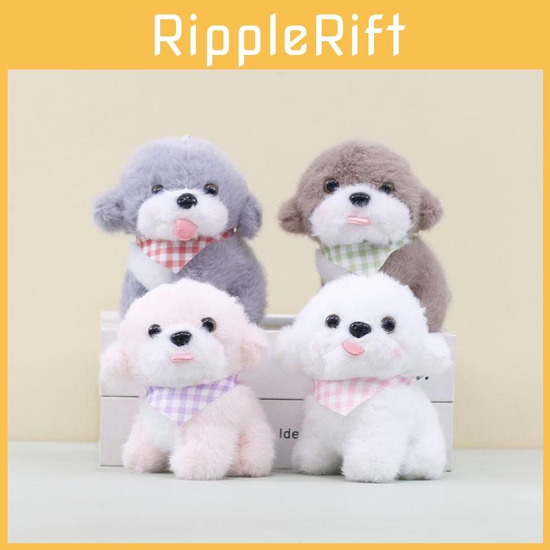 Bib Puppy Bear Doll Cartoon Plush Stuffed Toy Bag Hanging Decorations Toys