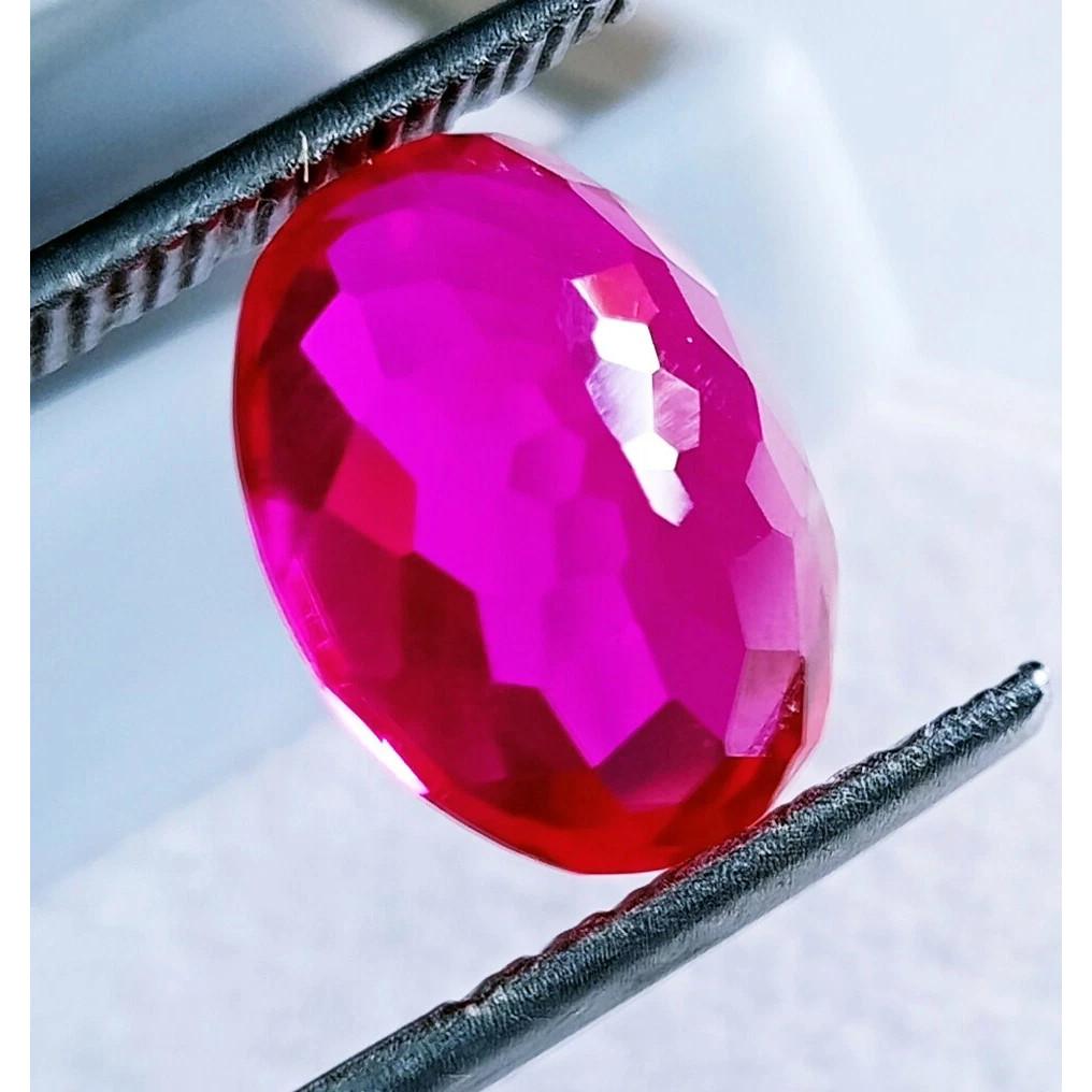 Oval Cut Natural Pink Sapphire AA 8+ Ct Flawless Certified Loose Gemstone