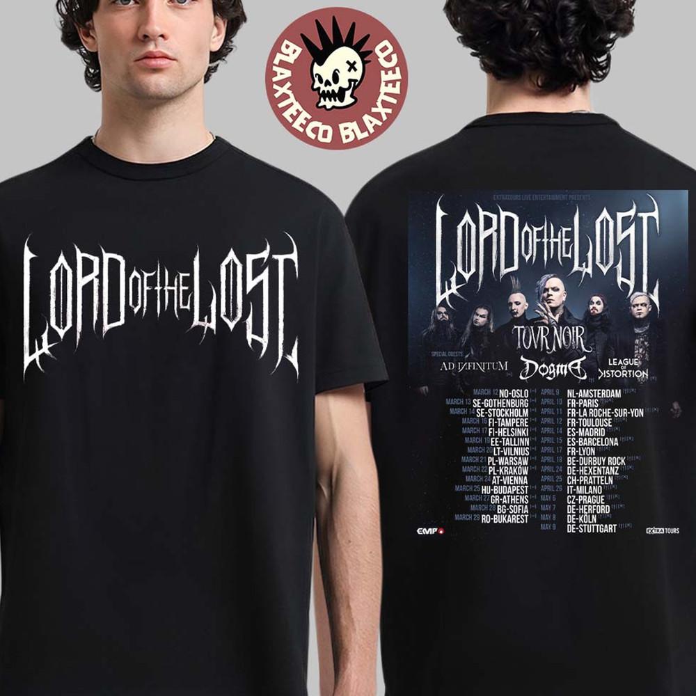 

Lord Of The Lost Tovr Noir Tour 2026 BLACK Tshirt All sizes XA150 Unisex T-Shirt XL