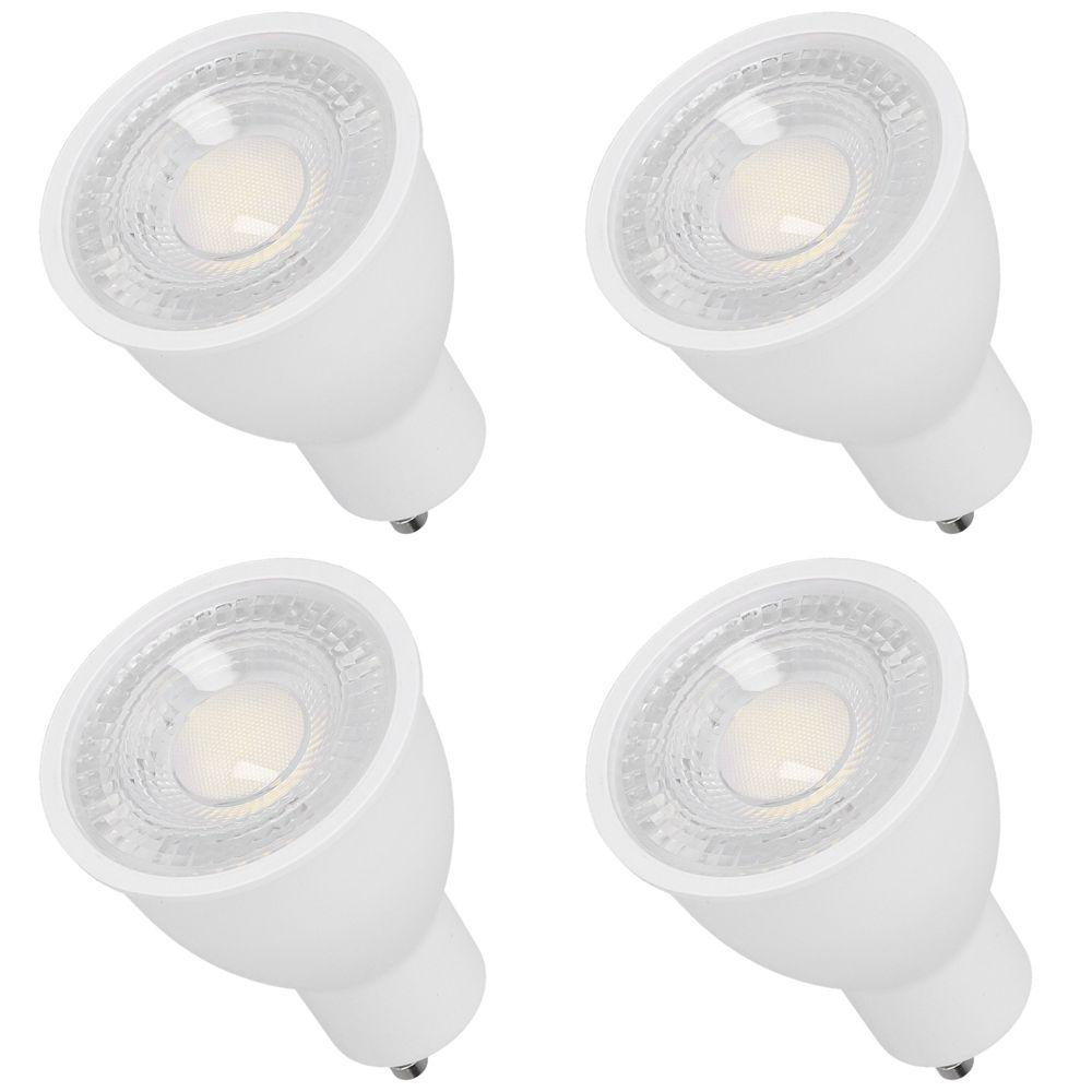 

4 Pack Energy Saving GU10 LED Bulbs 10W AC100-265V LED Spotlight Bulbs 38° Beam Angle 1100LM Embedded LED Bulbs Hotel