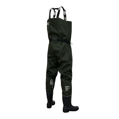 Dress Chest-High Shield Waders Size L Waterproof Breathable All-Season Fishing Waders Radial Sole 3D Stitching Men Women Plus Floating