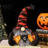 Soft Fabric Figurines Halloween Plush Gnome Decoration, Spooky Boo Swedish Tomte Elf Figurine, Cute Fall Decorations Scandinavian Dwarf Ornament