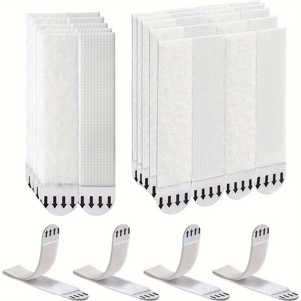 12 Pairs (24 Strips) Waterproof Heavy Duty Picture Hanging Strips, Damage-Free Decorative Poster Hanger, Wall Mount Utility Hooks for Home