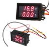 DC 0‑300V Dual Display Volt Amp Meter Digital Voltage Current Ammeter Gauge Reverse Polarity Protection