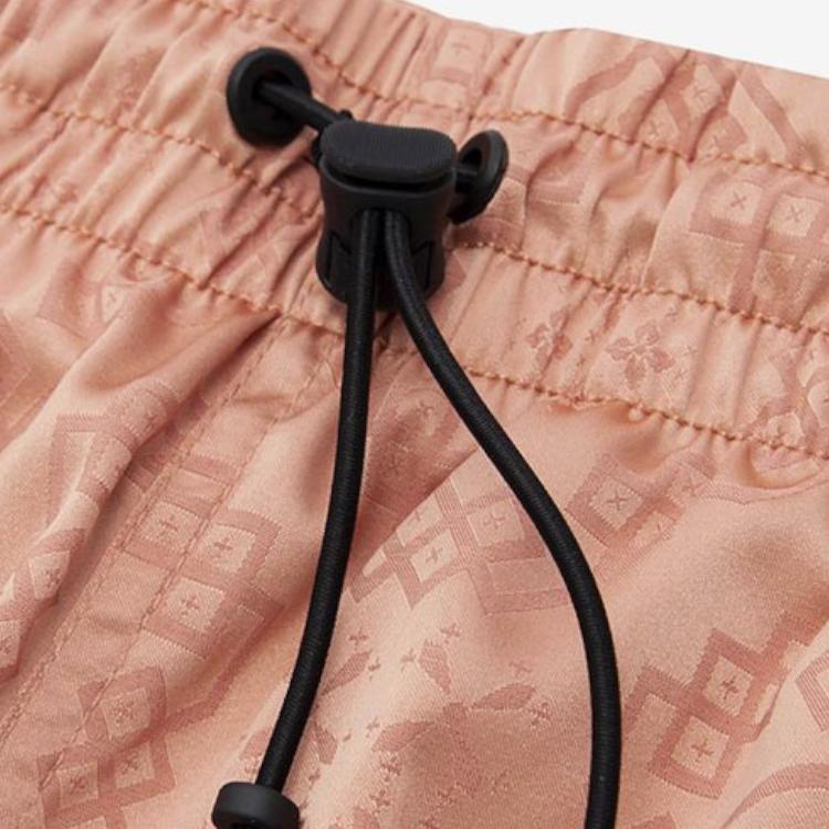 Nike X CLOT Rose Gold Silk Pattern Track Pants Men Bottoms CT4088-605