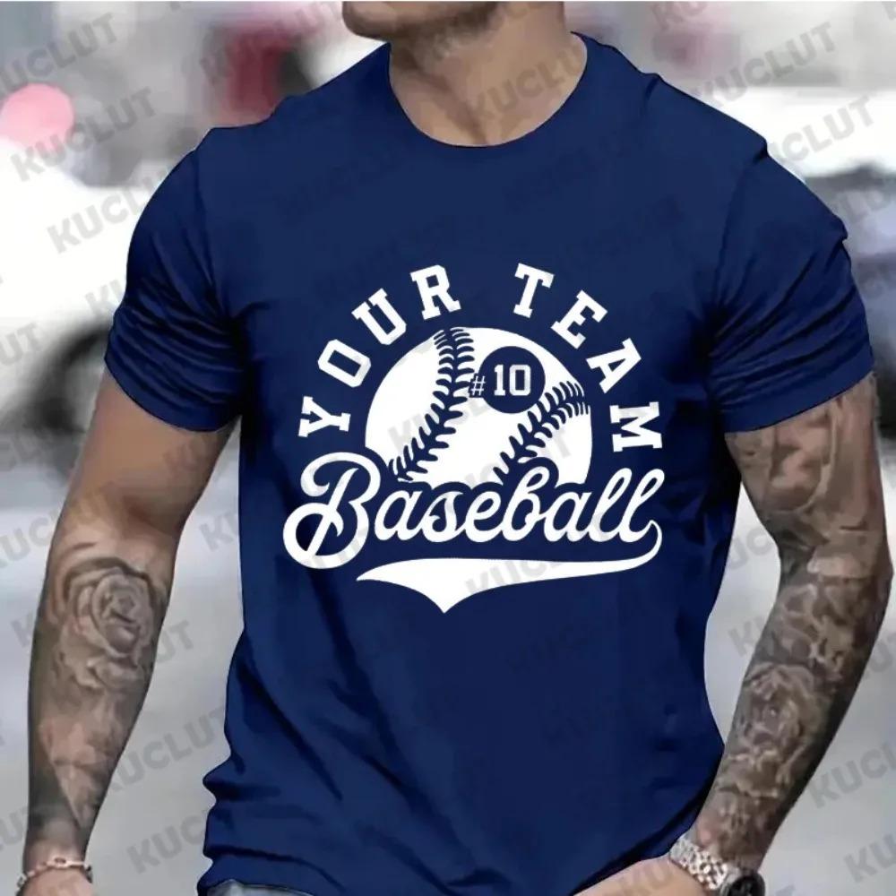 Tricouri pentru bărbați Tricou de baseball personalizat Tricouri personalizate Personalizate Nume echipă de baseball Tricou personalizat Îmbrăcăminte unisex pentru ziua meciului