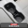 For NIO EC7 Cup Holder Storage Box Shock-Absorbing Tray Car Center Console Water Cup Holder Storage Box Container Accessories