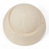(One Size, Beige) Women's Bucket Hat Hollow Knit Breathable Fisherman Cap Stylish Decorative Letter Detail Sun Hat