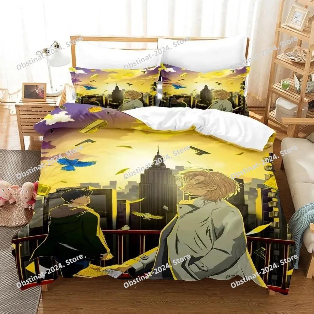3d Print Anime Banana Fish Bedding Set Printed Duvet Cover Pillowcase Single Double Style Queen King Size Sets