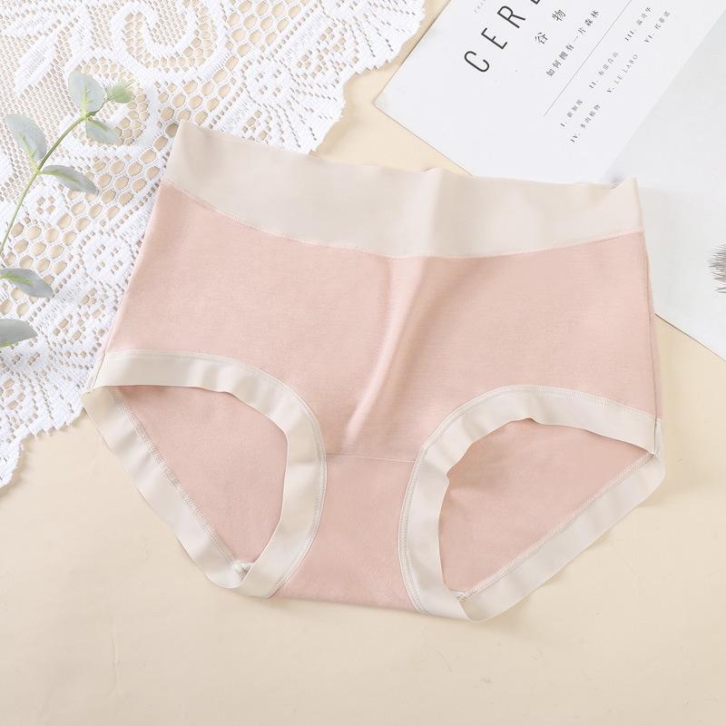 Women's High-Stretch Cotton Modal Mid-Waist Tummy Control Butt-Lifting Breathable Triangle Panties