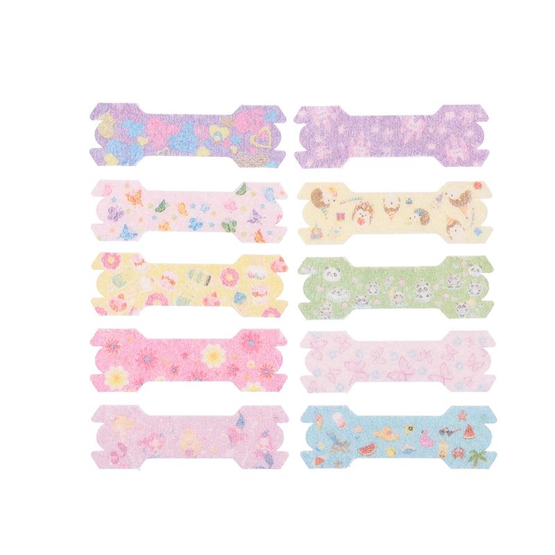 10Pcs Kids Anti-Snore Nose Strips Colorful Breathing Aid For Boys & Girls Hypoallergenic Nasal Tape Fun Animal Prints For Better