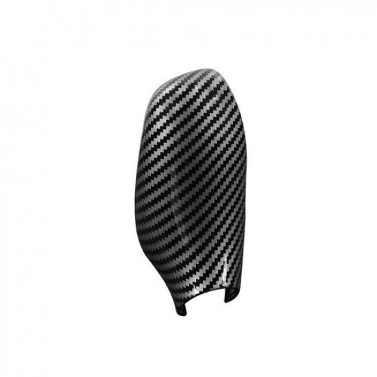 Carbon Fiber ABS Gear Shift Knob Head Cover Trim For BMW 5 Series G30 2018-