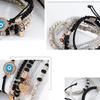 Bohemian Bracelet New Demon's Eye Palm Pendant Multi-layer Elastic Beaded Explosive Bracelet