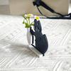 Black Cat Pushing Vase Decor Cat Whisker Collection & Memorial Box Fridge Magnet Home Office Decor Perfect Gift For Cat Lovers