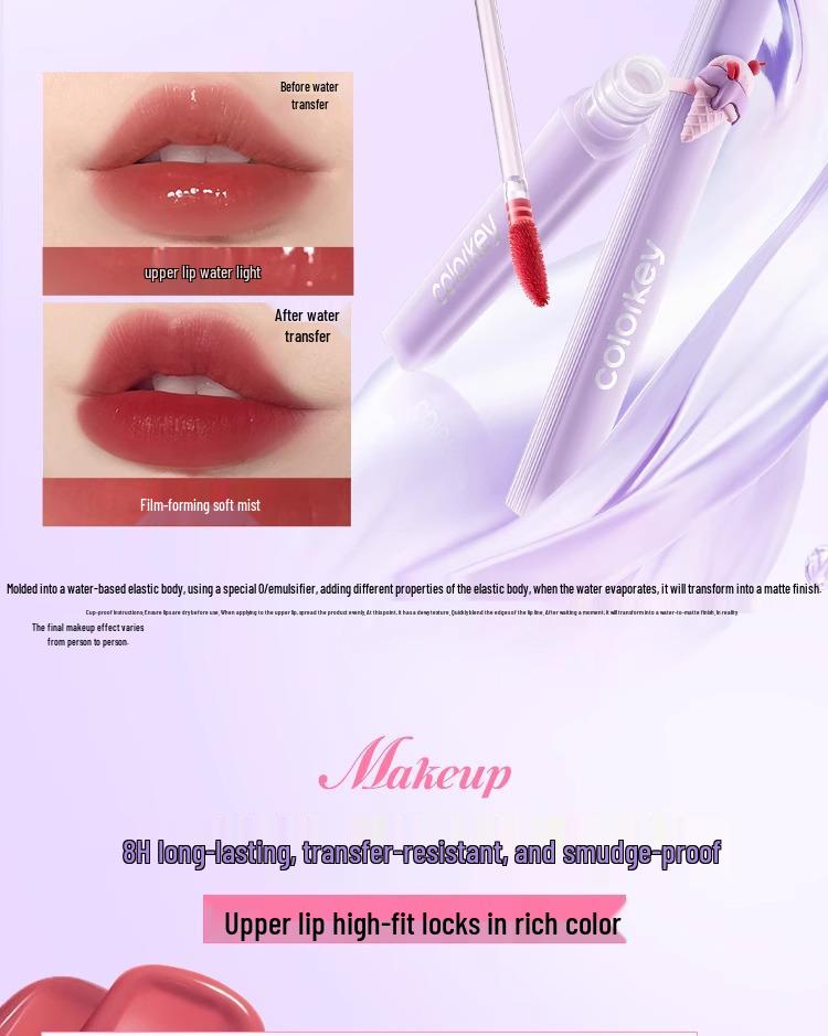 Capybara Colorkey Soft Mist Lip Tint & Gloss – Limited Edition Collaboration Lip Dew.