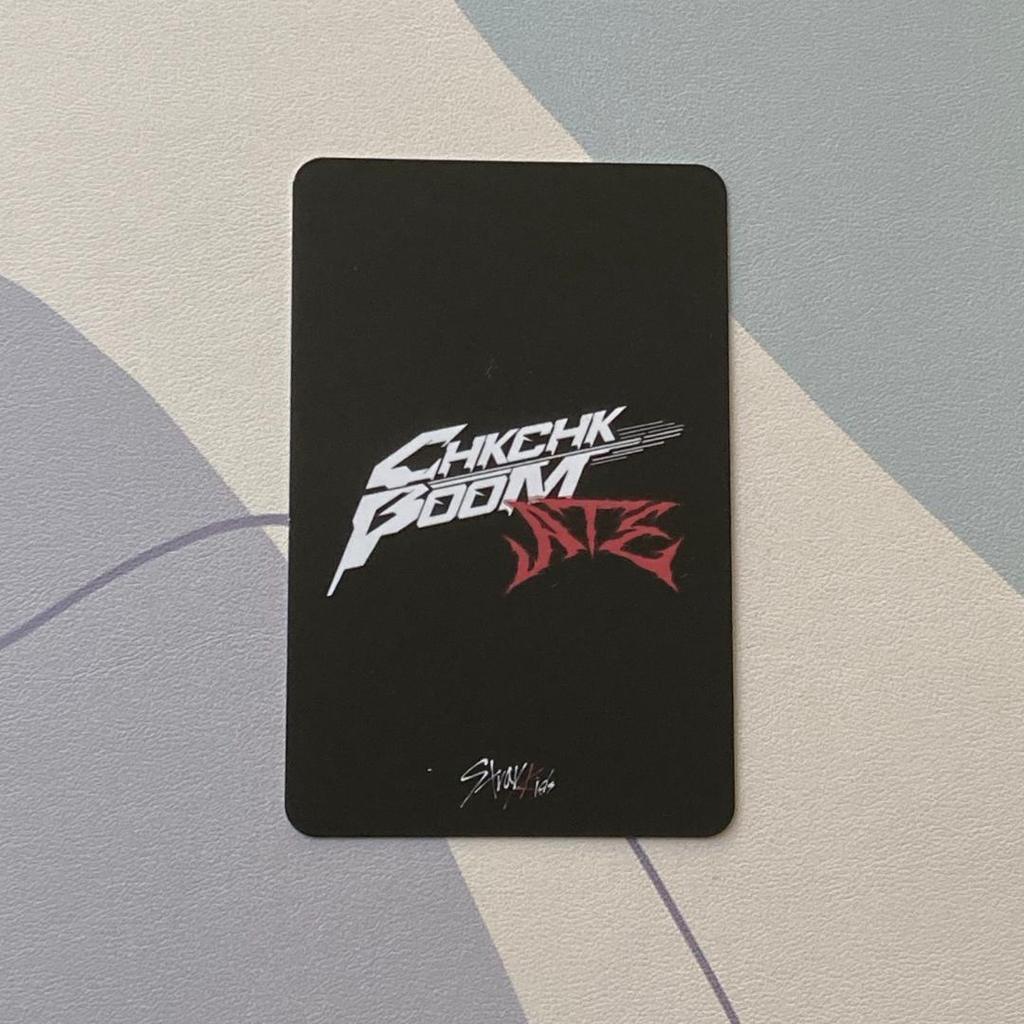 [USED] CHK CHK BOOM StrayKids ATE Bang Chan Trading Card