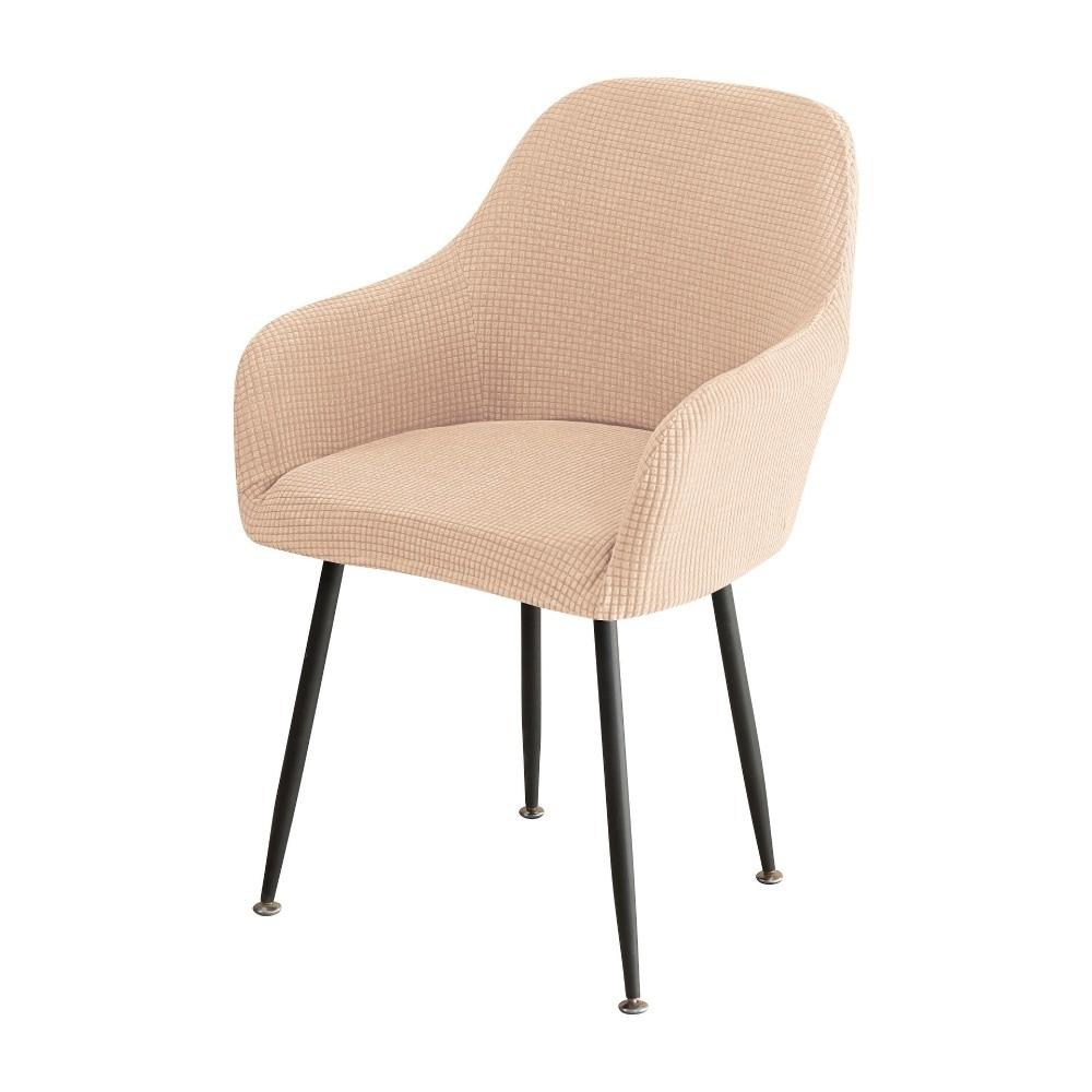 Elastic High Arm Chair Covers Adjustable All-in-one Seat Slipcovers Polar Fleece Dustproof Dining Chair Covers for Home Wedding хаки 3380₽