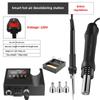8898 Dual Digital Display Hot Air Gun & Electric Soldering Station, 110V/220V, 2-in-1 SMT Desoldering Tool.