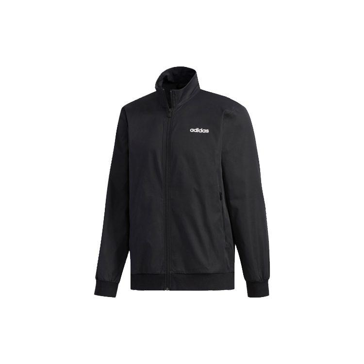 adidas Jackets Men's Black Stand Collar Moderate Other FL0313