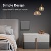 BSEED 1/2Gang Large Button Light Switches 1/2Way Plus Wall Power Type-c USB Sockets Fast Charging EU Standard Plastic Frames