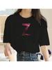 Top Crewneck T-Shirt Summer Street Letter Z Print Casual Y2K T-Shirt T-Shirt Aesthetic Clothing
