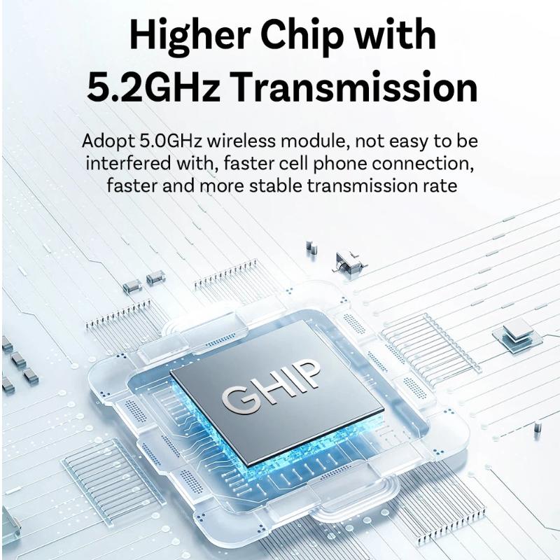 2-in-1 Mini Wireless CarPlay Adapter and Android Auto Wireless Adapter, Seamless Connection, Plug and Play