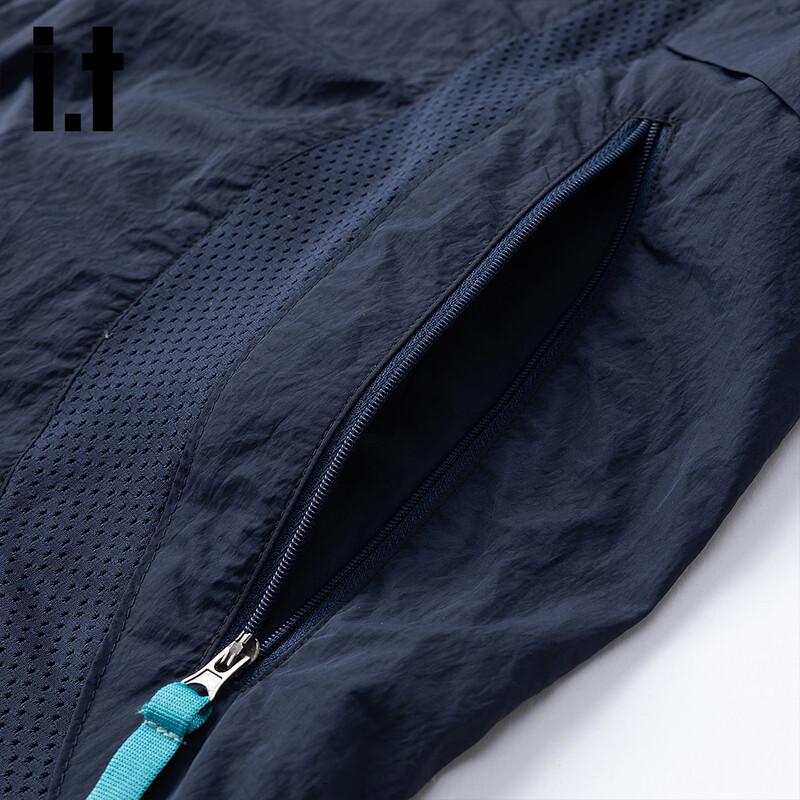 Izzue It Men's UPF50+ Ice Silk Quick-Dry Hooded Sun Protection Jacket