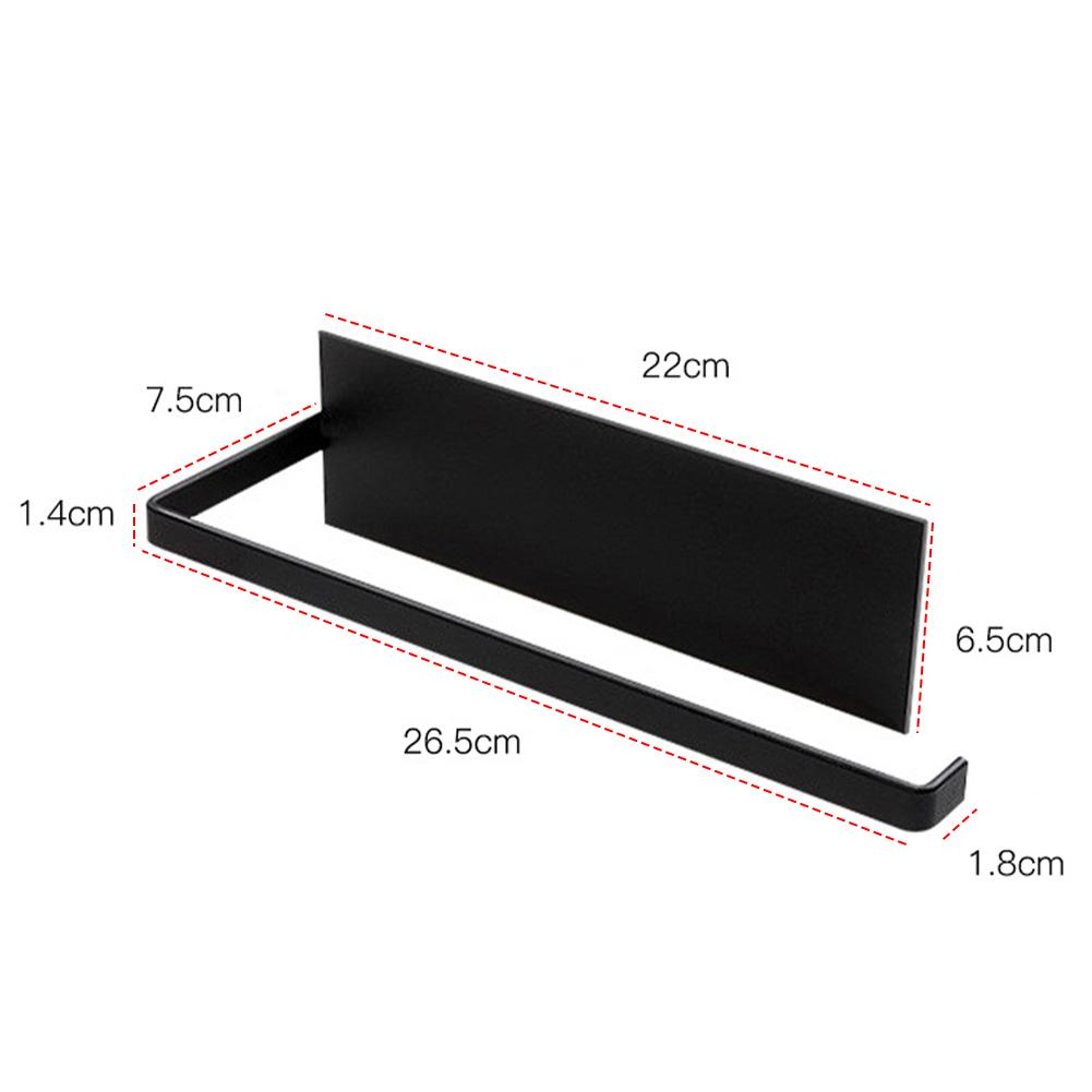 Magnetic Paper Towel Holder Paper Towel Rack Wall Mount Towel Bar Rack Strong Magnet Backing Metal Tissue Stand for RV Bathroom