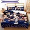 Set Biancheria da Letto KPOP Hunter 3 Pezzi Copripiumino Chiusura Include 1 Copripiumino & 2 Federe per Tutte le Stagioni Camera da Letto Casa Arredamento Stanza del Dormitorio