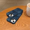 Artistic Oceanic Watercolor Layered Scale Pattern Film Aesthetic Protective Shockproof Bumper Phone Case Cover For iPhone 14 15 16 Pro Max Plus