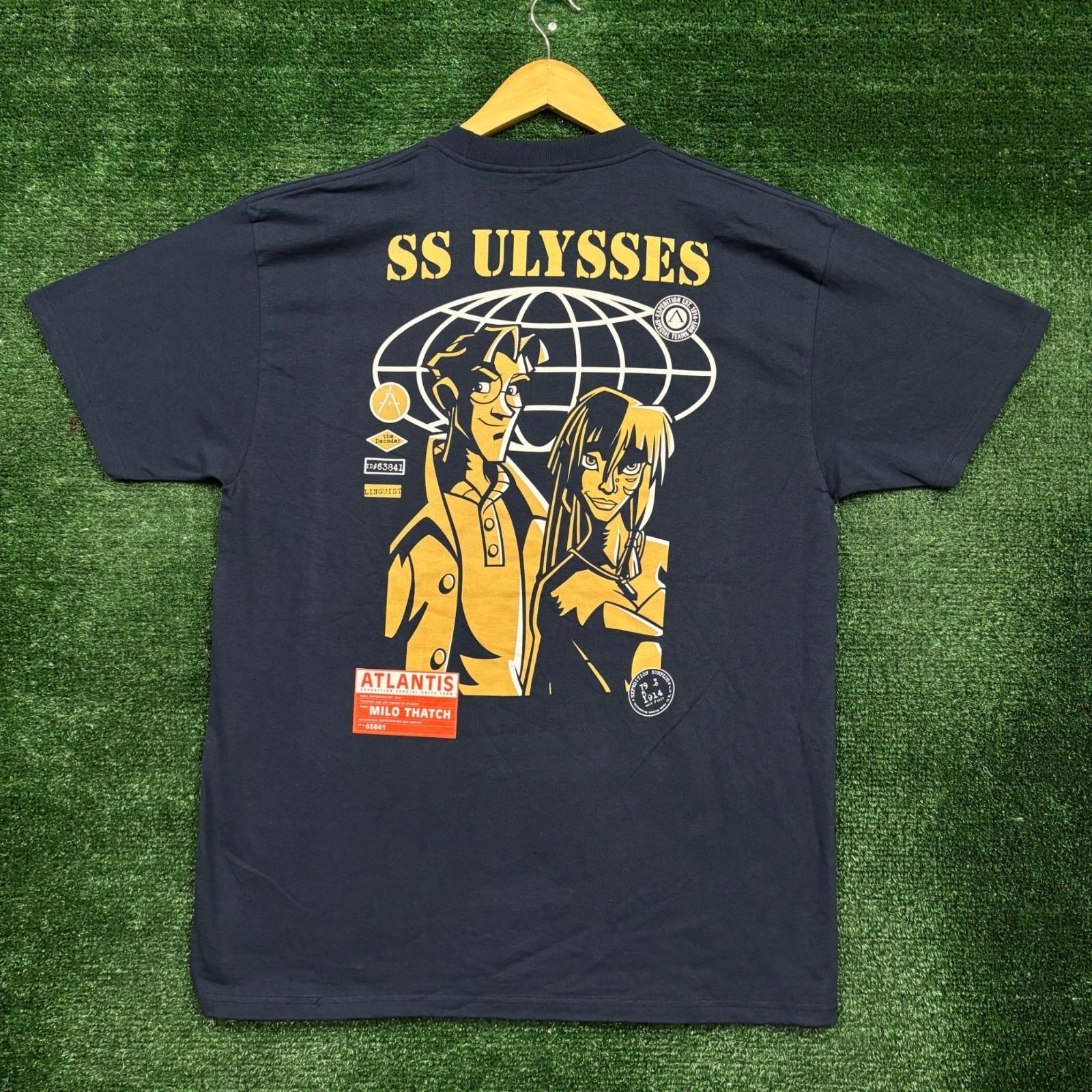 Disney Atlantis The Lost Empire SS Ulysses Size Large Unisex T-Shirt S