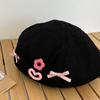 Flower Bow Berets Cap Korean Style Painter Hat Sweet Pumpkin Hat  Daily