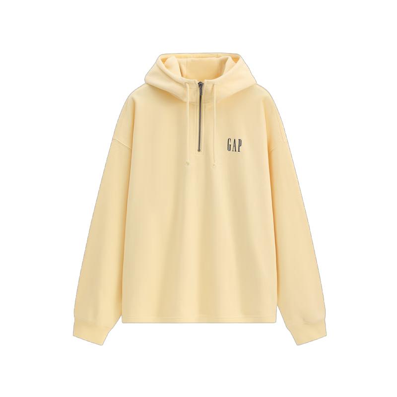 GAP Unisex Logo Half-Zip Hoodie 185/104A