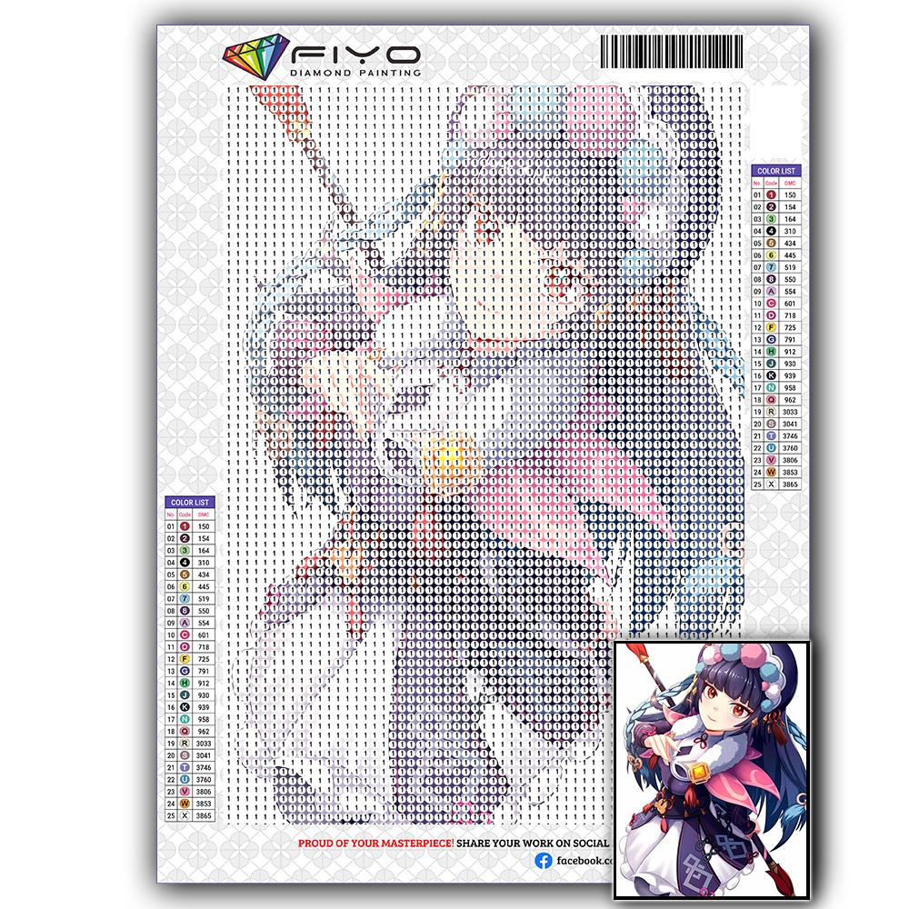 Diamond Painting Genshin YunJin Stitch Diamond Mosaic Craft Diamond Embroidery Painting