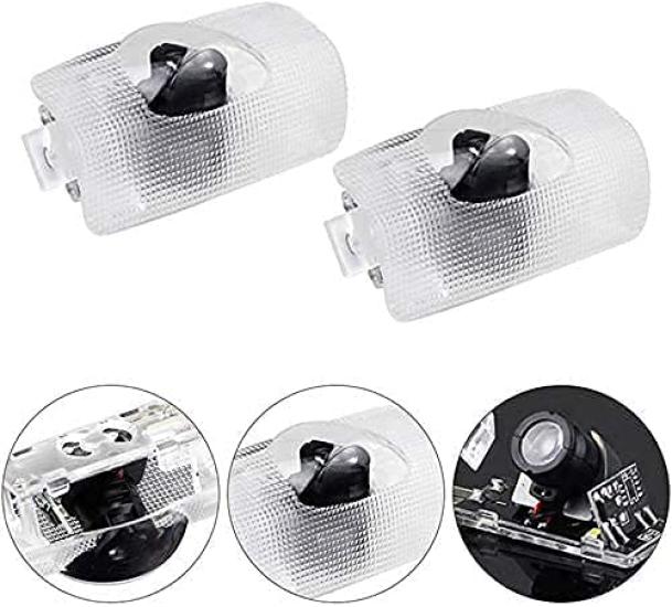 LED Logo Set of Car Courtesy Compatible with 30 60 80 Series Courtesy Door Welcome Courtesy Lamps Projection, 2, Lights, Series, Series, Harrier,