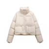 Short Standing Collar Short Coats Down Cotton Jacket Women's Winter New Item Korean Version Loose and Slimming Bread Jacket