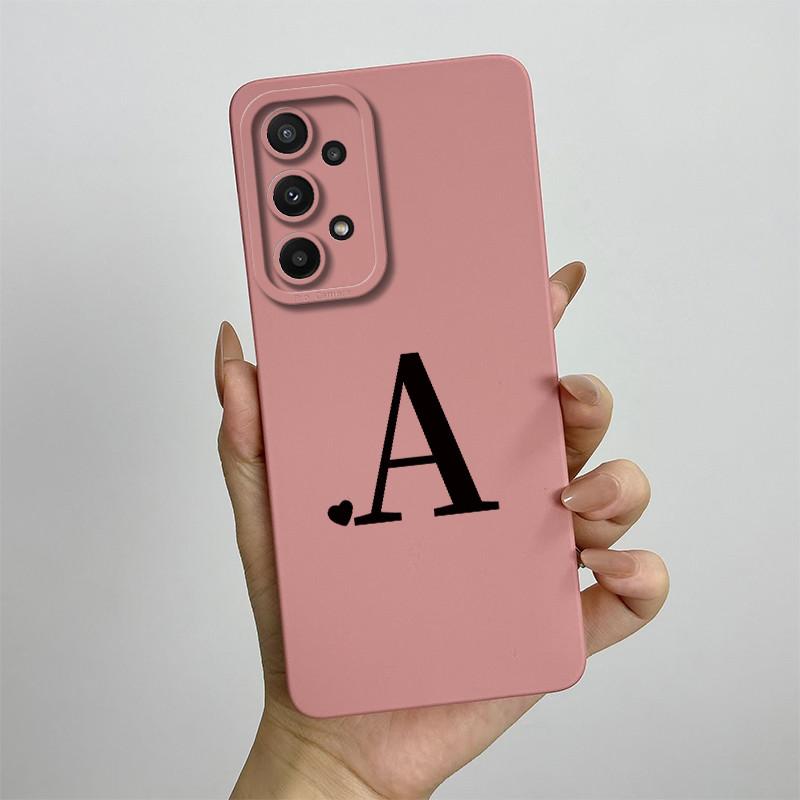 For Samsung A23 Case Galaxy A23 5G Cover SM-A235F SM-A236U SM-A236B Cute Couple Letters Silicon Phone Case Shockproof Back Cover