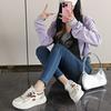 Fashionable Mesh Breathable Sports Shoes, Women'S New Versatile Lace Up Running Shoes, Casual Lightweight Soft Soled White Shoes