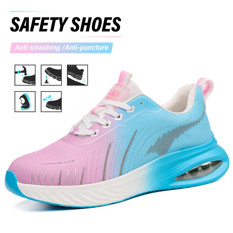 Women`s Safety Shoes, Ultra Light Cushioning