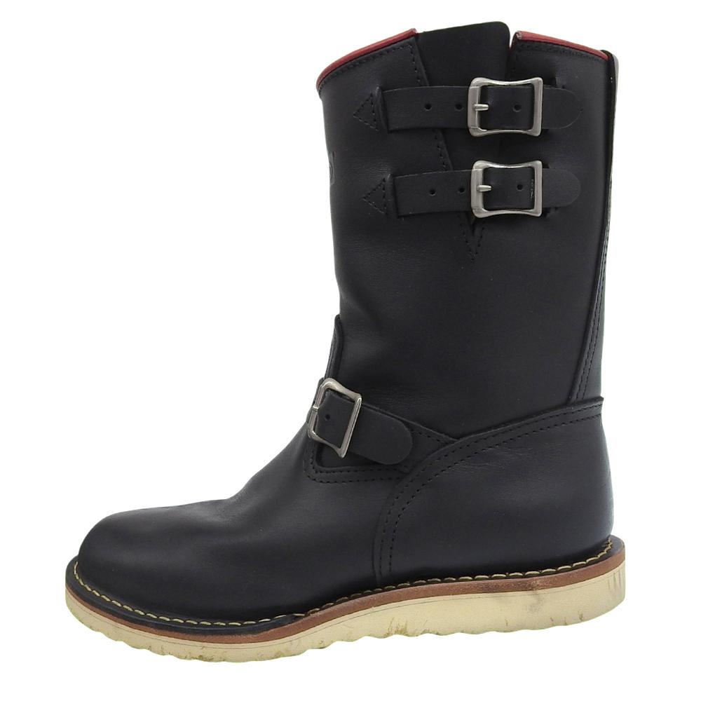 WESCO Custom Boss Leather Engineer Boots, Men's, Black, Size 9E, BK7709LL1010 Shoes 9E blackUsed