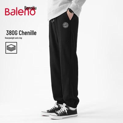 Baleno Herren Jogginghose im amerikanischen Stil aus Chenille