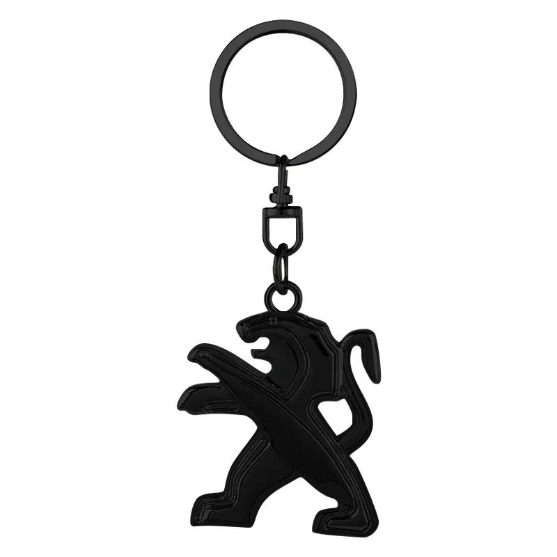 

Автомобильный 3D Металлический Кожаный Брелок Брелоки Аксессуары Для Peugeot RCZ 407 108 408 4008 308 3008 Rifter 5008 508 2008 208 301 коричневый