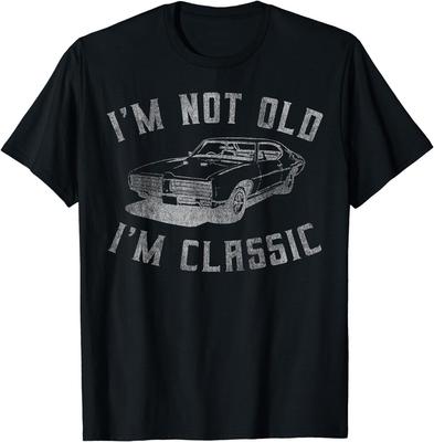 Ich bin nicht alt, ich bin klassisch Lustige Auto-Grafik - Herren Damen Kurzarm-T-Shirt