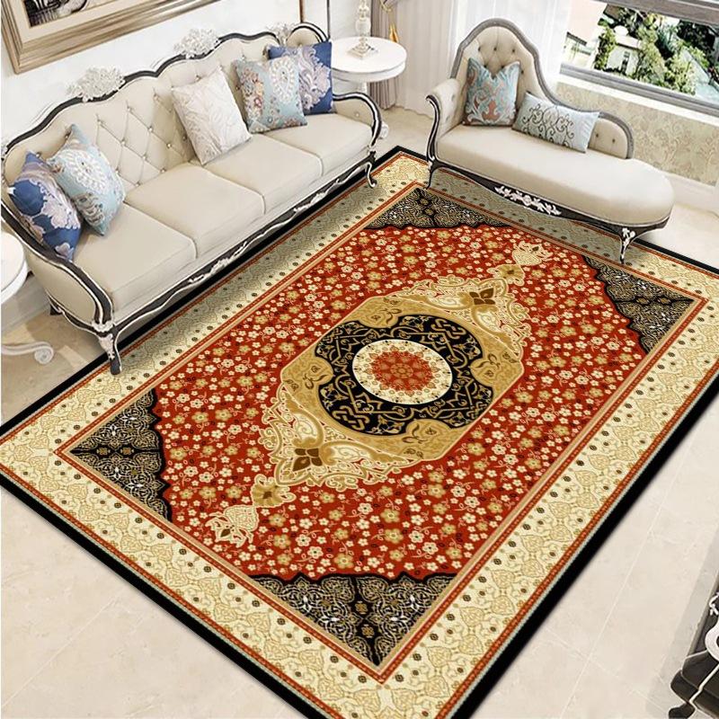 Printed Chinese Carpet, Classical Living Room Home Carpet, Bedroom Coffee Table Floor Mat Study Window Large Area Carpet