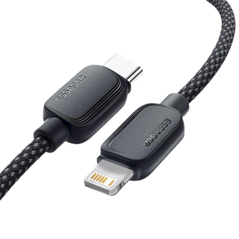 Cabo de Carregamento Rápido ESSAGER 29W Apple PD para iPhone 8-14 & iPad