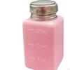 Alcohol Pump Dispenser Bottle for Makeup Remover In Pink