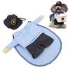 Thickened Warm Pet Winter Clothes Soft Lining Adjustable Fit Dog Warm Jacket Full Body Coverage Windproof Outer Layer