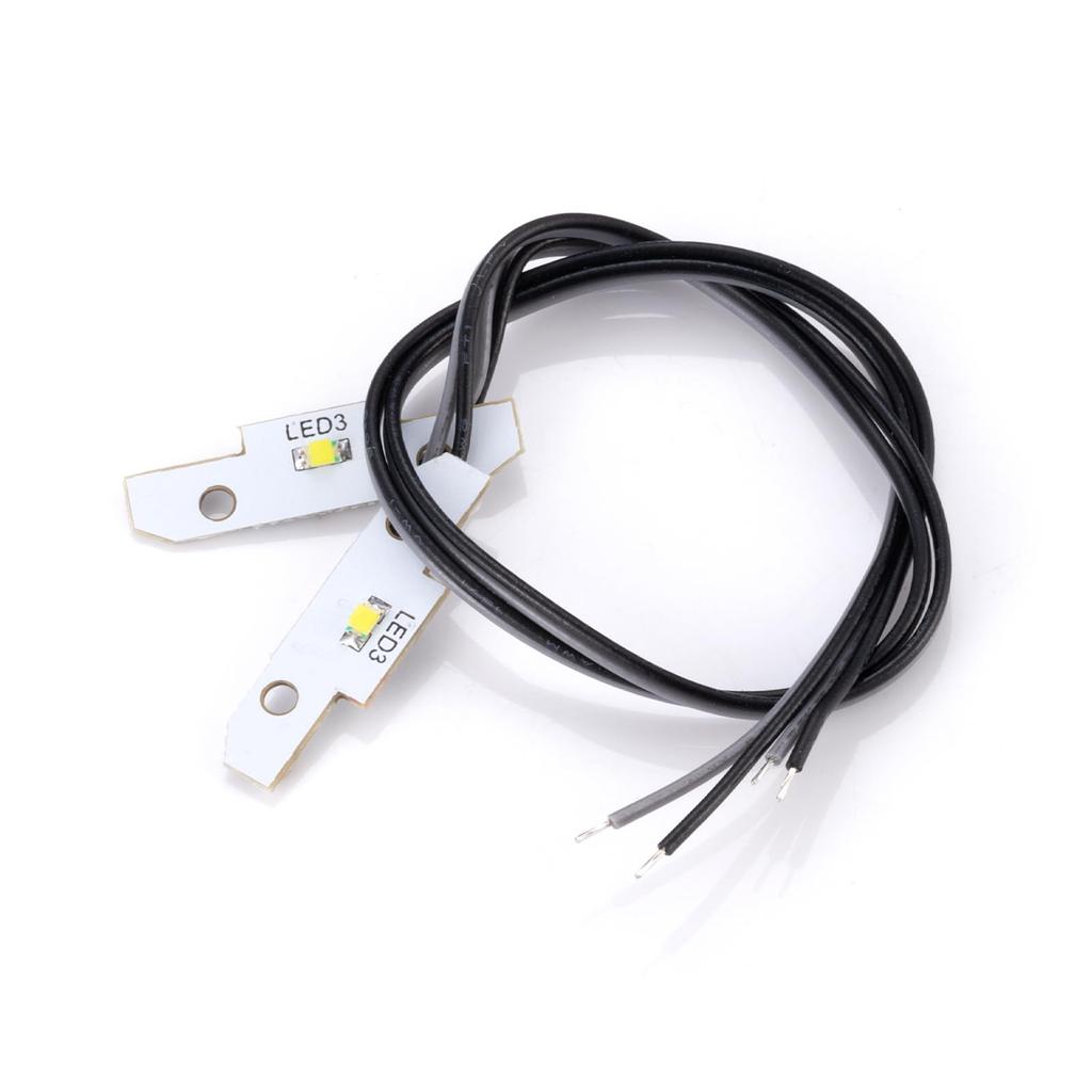 TRZX 2 Stück RC Seitenpedal LED Licht Upgrade Teile für 1/14 Tamiya Scania 770S 6x4 8x4 RC Sattelzugmaschine LKW Auto