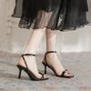 Stiletto Sandals Women's Summer New Models New Open-toed Hollow Temperament Socialite Versatile High Heels