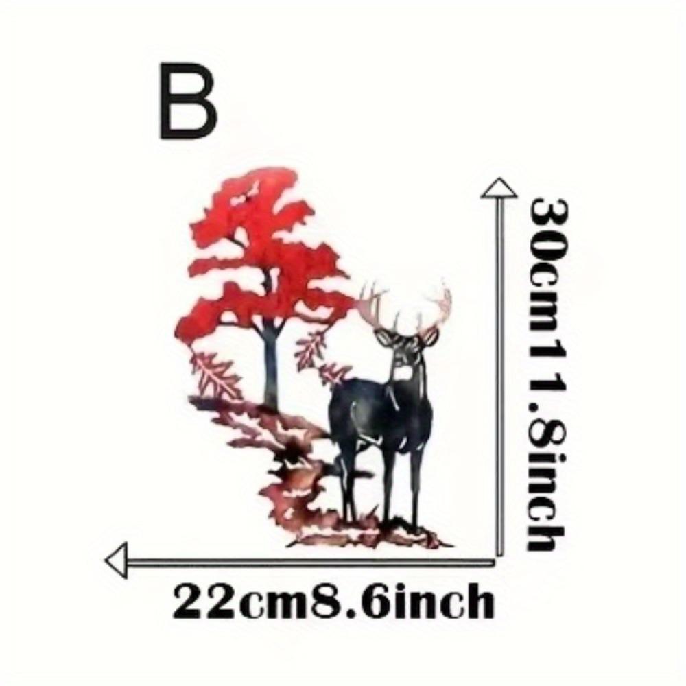 

Metal Iron Art White Tail Deer Home Wall Decoration Hanging Craft